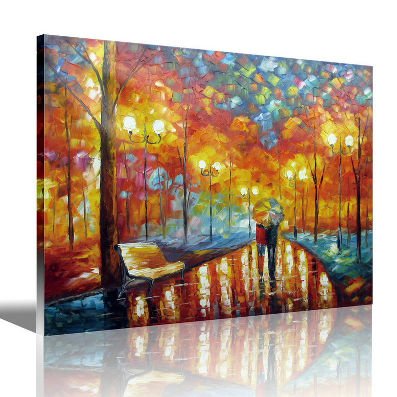 Contemporary Art Oil Painting On Canvas - Cheap Artwork Bedroom Large